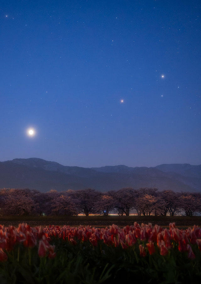 写真家 北山輝泰がM.ZUIKO DIGITAL ED 12-40mm F2.8 PRO IIで撮影した彗星の写真