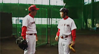 大野豊＆達川光男　Baseball (野球)